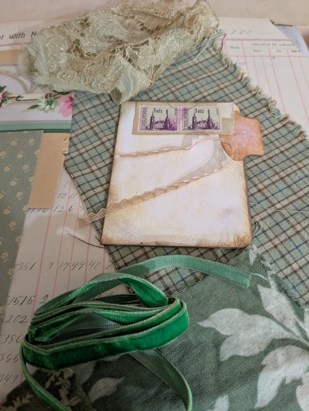 antique and handmade green envy